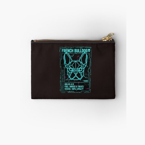 Item preview, Neon French Bulldog - Doge OS Retro Cyberpunk Edition  designed and sold by PrimeTime85.