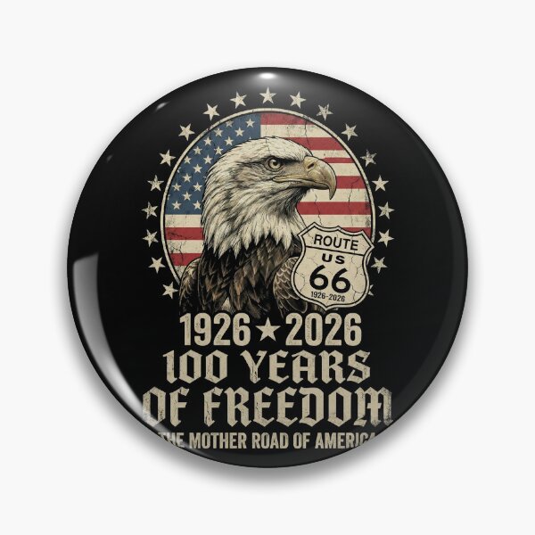 Artikelvorschau, Route 66 Vintage Centennial – Eagle & Shield 100 Jahre entworfen und verkauft von G350.
