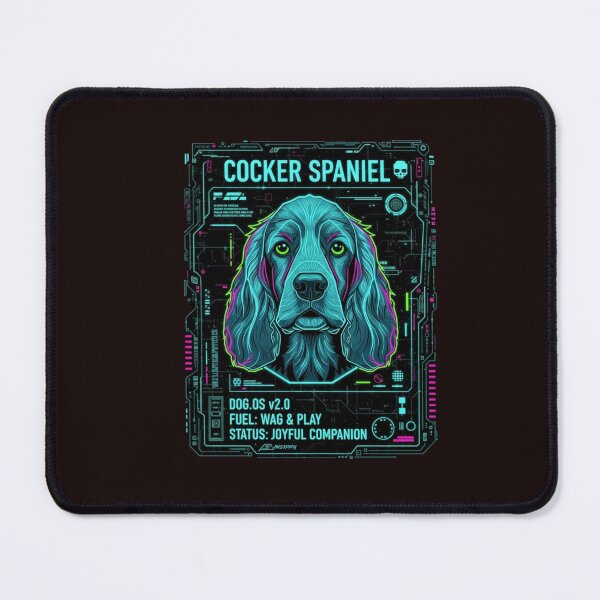 Item preview, Neon Cocker Spaniel - Joyful Companion Doge OS Retro  designed and sold by PrimeTime85.