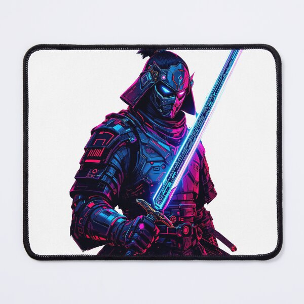 Item preview, samurai cyberpunk designed and sold by NautilusPrint.
