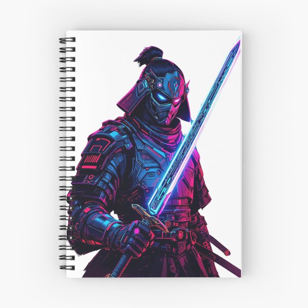 Item preview, samurai cyberpunk designed and sold by NautilusPrint.