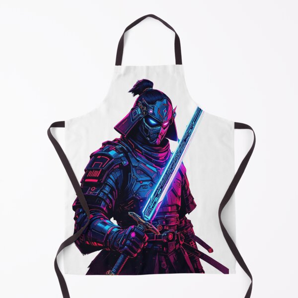 Item preview, samurai cyberpunk designed and sold by NautilusPrint.