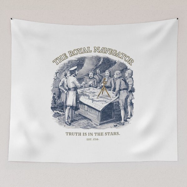 Item preview, Dark Academia-The Royal Navigator EST 1714 designed and sold by w66aboo.