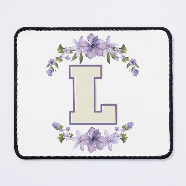Item preview, Letter L Monogram with Flowers – Elegant Floral Initial Design designed and sold by OmikronStore.
