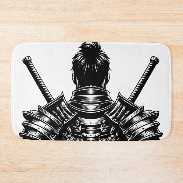 Item preview, Samurai Warrior Armor Back Katana Sword Art designed and sold by DrawDrip.