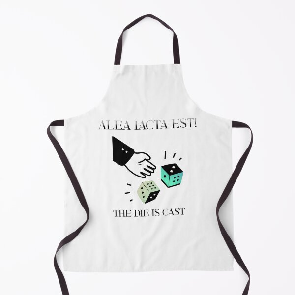 Item preview, Alea Iacta Est - Retro Dice Throwing Philosophy Art designed and sold by PrimeTime85.