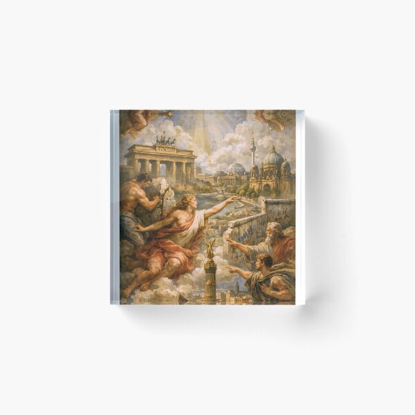Item preview, Berlin Germany Illustration – Legacy of Walls and Wonders designed and sold by ThePainterPH.