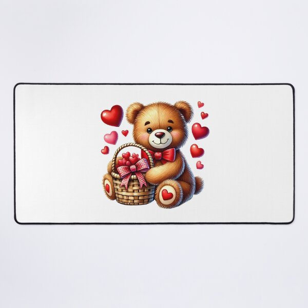 Item preview, I Love You Teddy Bear - Sweet Valentine Heart Mascot designed and sold by FuzionRaptor.