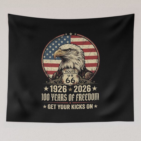 Item preview, Route 66 Get Your Kicks Centennial - 100 Years of Freedom Eagle designed and sold by G350.