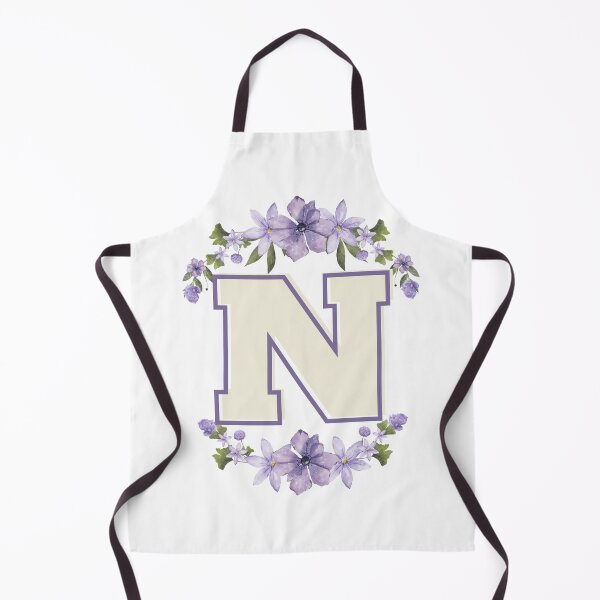 Item preview, Letter N Monogram with Flowers – Elegant Floral Initial Design designed and sold by OmikronStore.