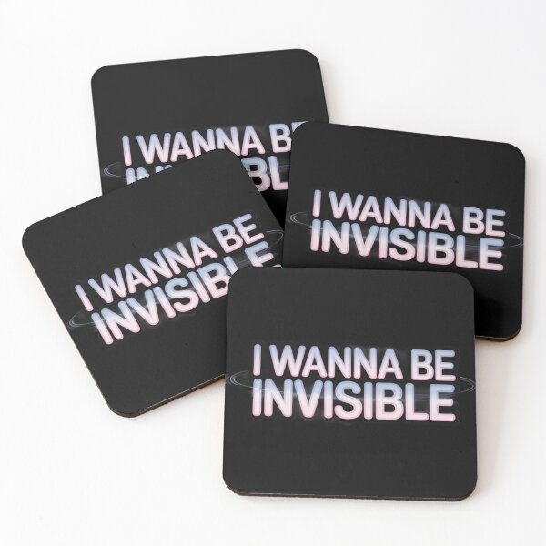 Item preview, I wanna be invisible 2 designed and sold by XXVSHIRT.