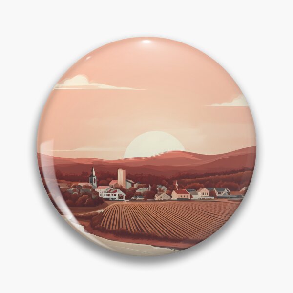 Item preview, Berwick Nova Scotia, Annapolis Valley Orchard & Farm Town Sunset NS Canada designed and sold by meganohm.