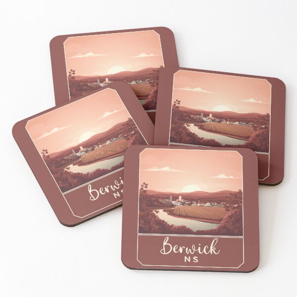 Item preview, Berwick Nova Scotia, Annapolis Valley Orchard & Farm Town Sunset NS Canada designed and sold by meganohm.