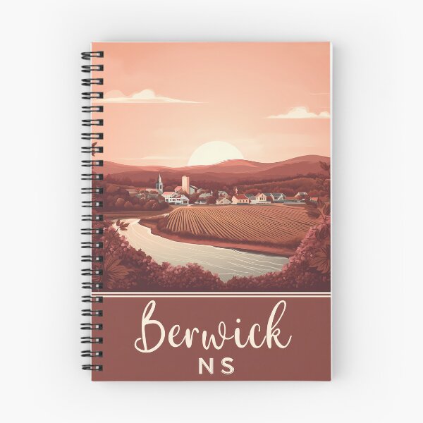 Item preview, Berwick Nova Scotia, Annapolis Valley Orchard & Farm Town Sunset NS Canada designed and sold by meganohm.