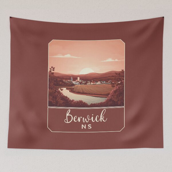 Item preview, Berwick Nova Scotia, Annapolis Valley Orchard & Farm Town Sunset NS Canada designed and sold by meganohm.