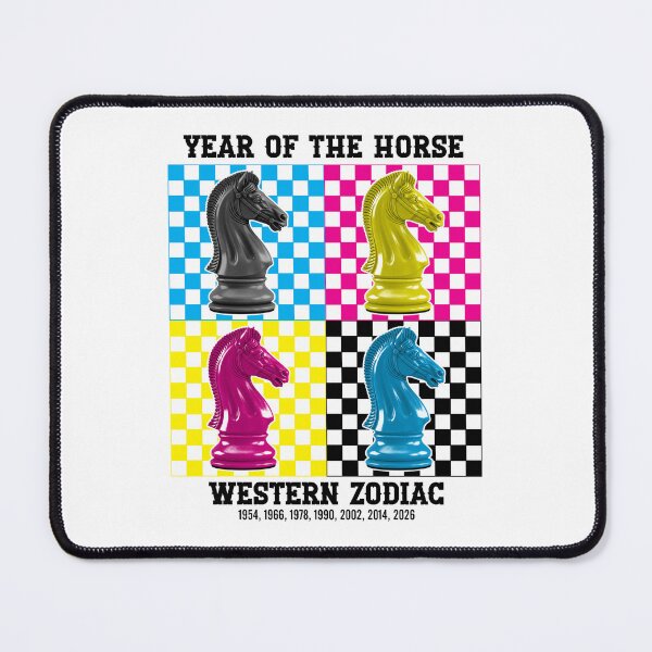 Item preview, CMYK Knight - The Modern Year of the Horse designed and sold by HexOne.