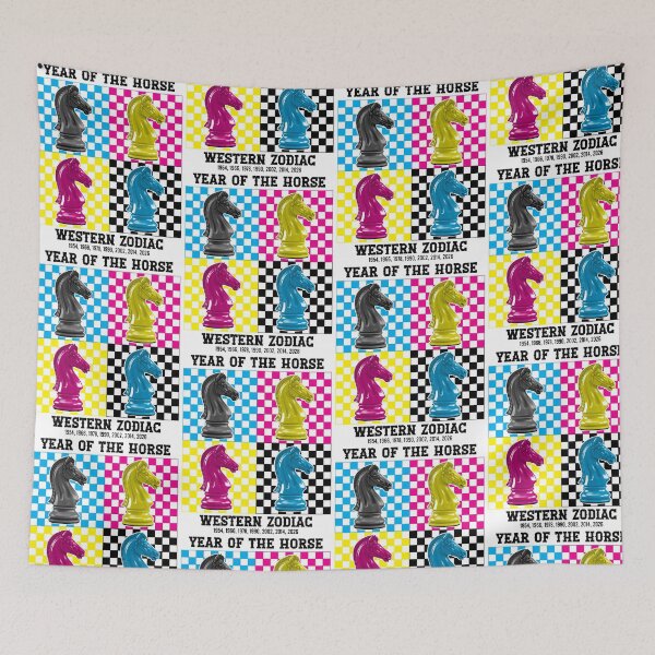 Item preview, CMYK Knight - The Modern Year of the Horse designed and sold by HexOne.