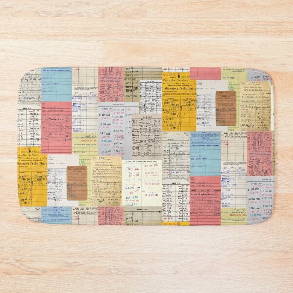 Item preview, vintage library cards designed and sold by steymo.