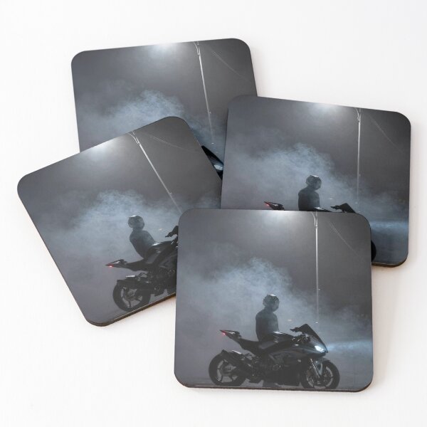 Item preview, "Night Rider" motorcycle art designed and sold by JustBigggie.
