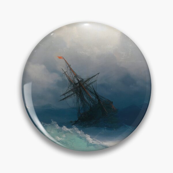 Artikelvorschau, Ivan Aivazovsky – Schiff auf stürmischer See entworfen und verkauft von Jon-Baran.