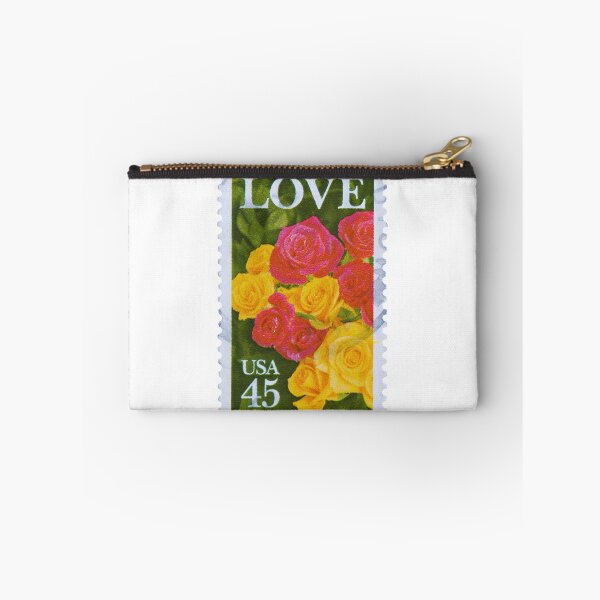 Item preview, Vintage Love in Bloom A Romantic Flowers Postage Stamp designed and sold by NOMADIC ART.