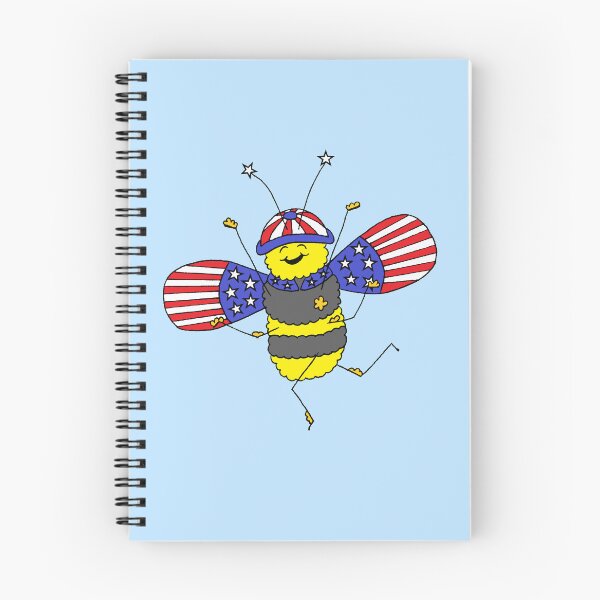 Item preview, Happy 4th of July Baby Bee Die Cut designed and sold by JoyousArt4u.