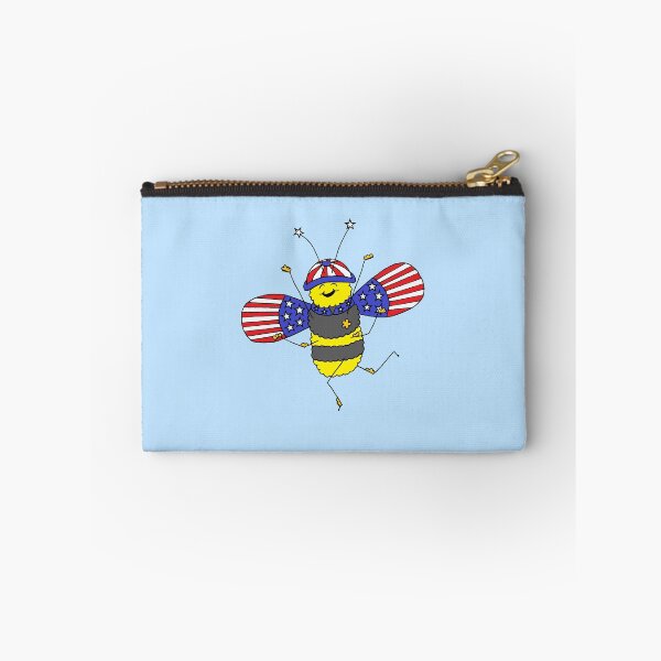 Item preview, Happy 4th of July Baby Bee Die Cut designed and sold by JoyousArt4u.