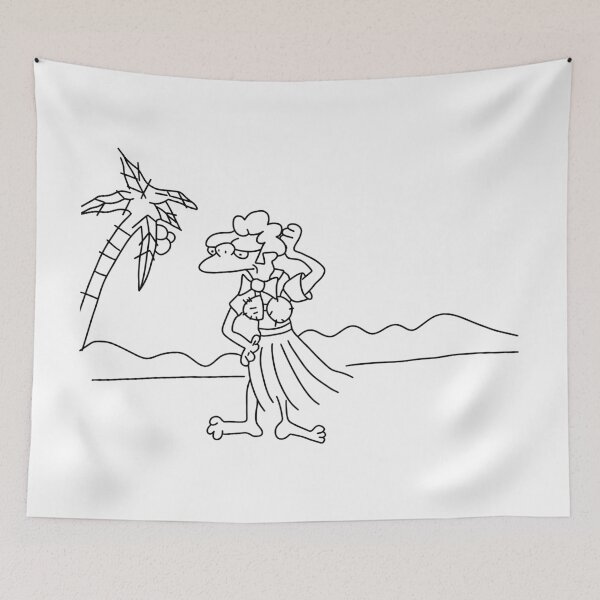 Item preview, Aloha Moe designed and sold by ThoseSimpsonsMoments.