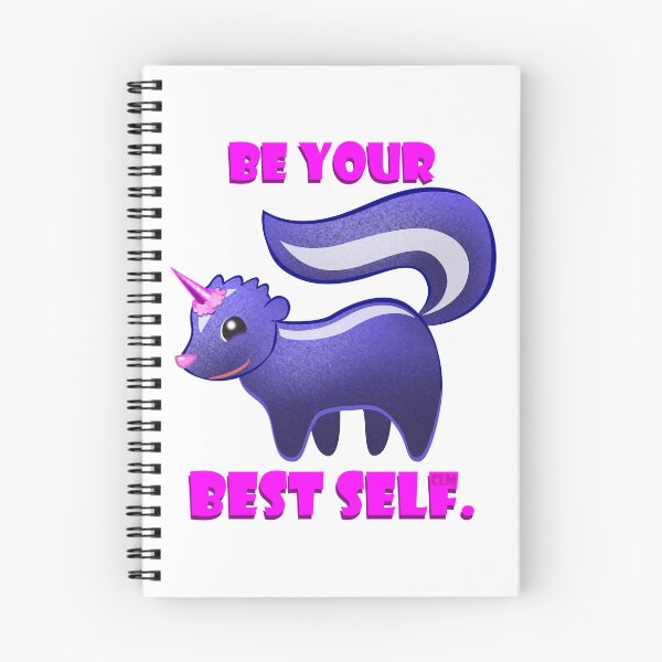 Item preview, Be Your Best Self (skunk-unicorn) designed and sold by MooneyDoodles.