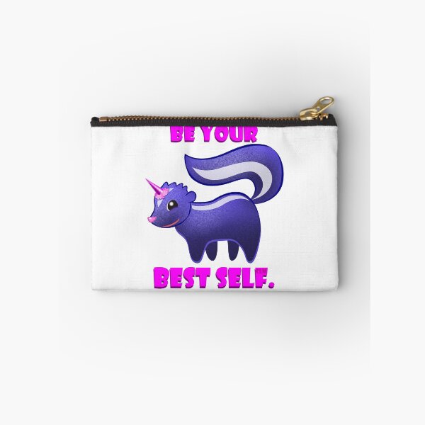 Item preview, Be Your Best Self (skunk-unicorn) designed and sold by MooneyDoodles.