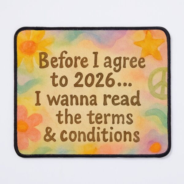Item preview, Before I Agree To 2026 designed and sold by Dawne's Designs.