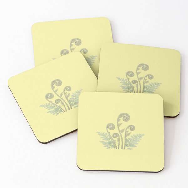 Item preview, Unfurling Fern Fronds Modern Botanical Art designed and sold by Midnight Garden.