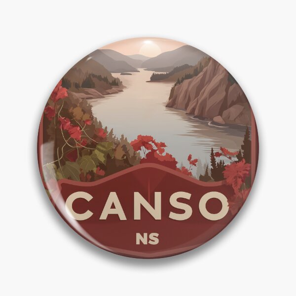 Item preview, Canso Nova Scotia, Eastern Shore Coastal Cliff & Bay Sunset NS Canada designed and sold by meganohm.