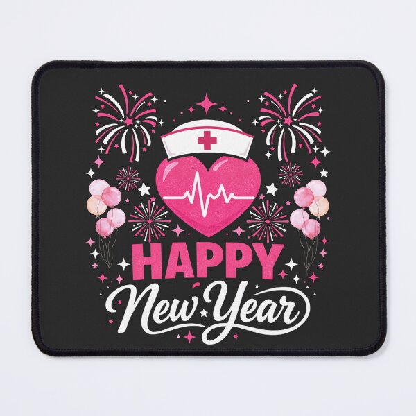 Item preview, Happy New Year Nurse Heartbeat Celebration 2026 designed and sold by FreshVibe Prints.