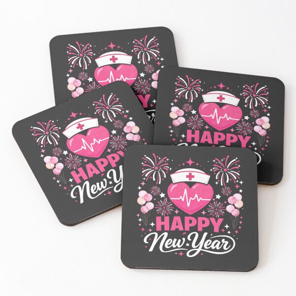 Item preview, Happy New Year Nurse Heartbeat Celebration 2026 designed and sold by FreshVibe Prints.