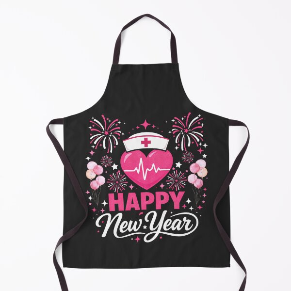Item preview, Happy New Year Nurse Heartbeat Celebration 2026 designed and sold by FreshVibe Prints.