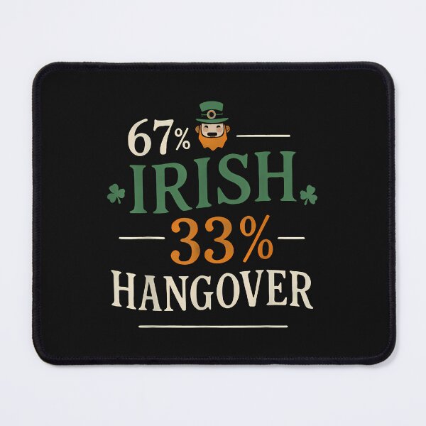 Item preview, Funny 67 Irish 33 Hungover Six Seven 6 7 Saint Patricks Day designed and sold by Intomindfood.