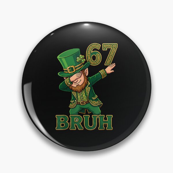 Item preview, St Patricks Day 67 Dabbing Leprechaun Six Seven Shamrock 6 7 designed and sold by Intomindfood.