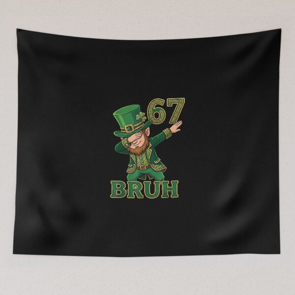 Item preview, St Patricks Day 67 Dabbing Leprechaun Six Seven Shamrock 6 7 designed and sold by Intomindfood.