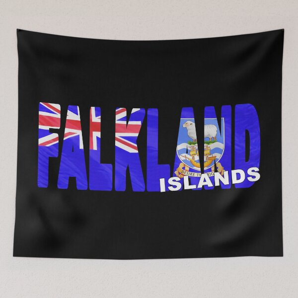 Item preview, FALKLAND ISLANDS - Flag Flying in Wind cut to Letters Souvenir Sticker Shirt designed and sold by Adam Gormley.