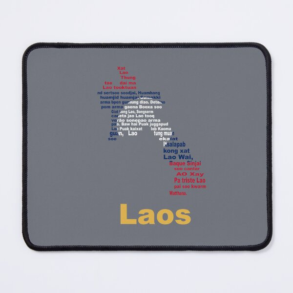 Item preview, Laos Anthem Map and Flag – Southeast Asian Heritage and Pride designed and sold by JR78.