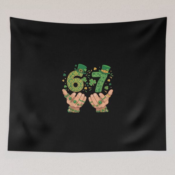 Item preview, 67 Funny Six Seven Meme Lucky Vibes St Patricks Day 67 designed and sold by Intomindfood.