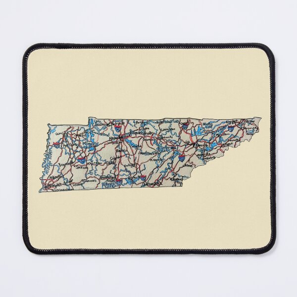 Item preview, Hand Drawn Map of Tennessee  designed and sold by Lena Draws.