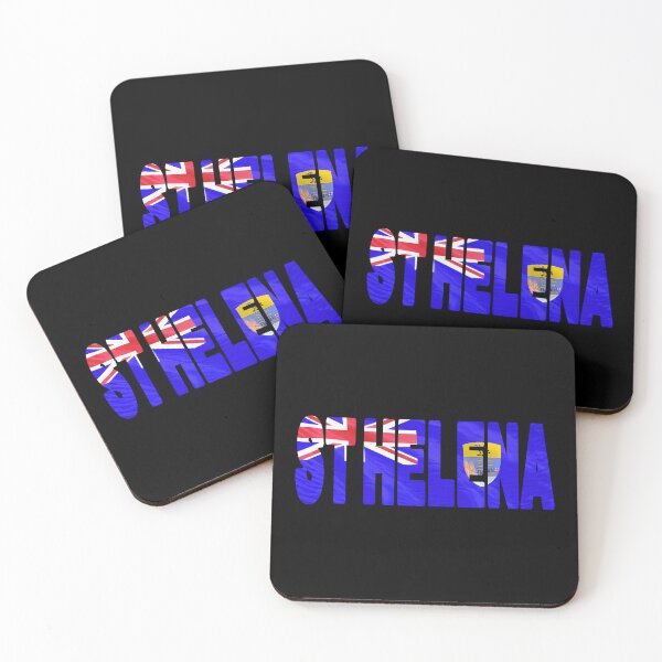 Item preview, ST HELENA - Flag Flying in Wind cut to Letters Souvenir Sticker Shirt designed and sold by Adam Gormley.