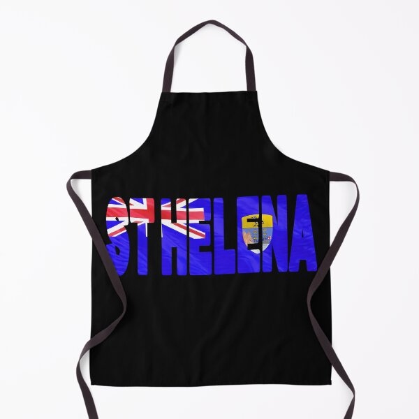 Item preview, ST HELENA - Flag Flying in Wind cut to Letters Souvenir Sticker Shirt designed and sold by Adam Gormley.