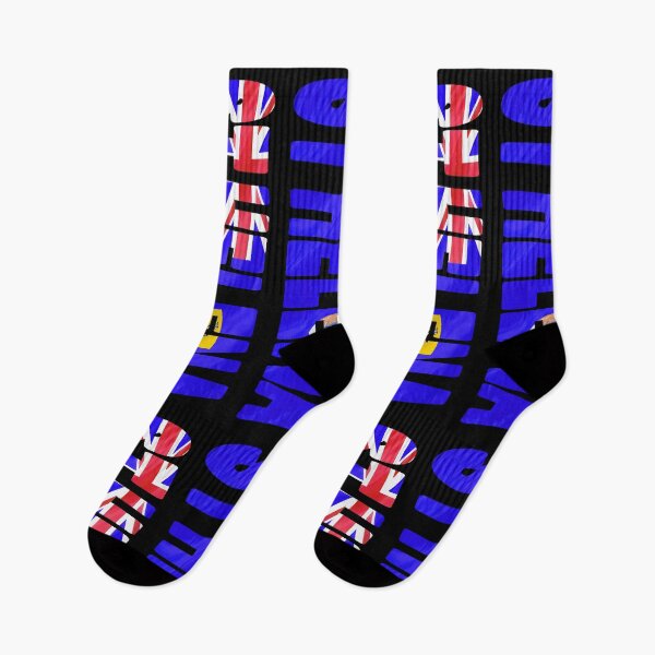 Item preview, ST HELENA - Flag Flying in Wind cut to Letters Souvenir Sticker Shirt designed and sold by Adam Gormley.