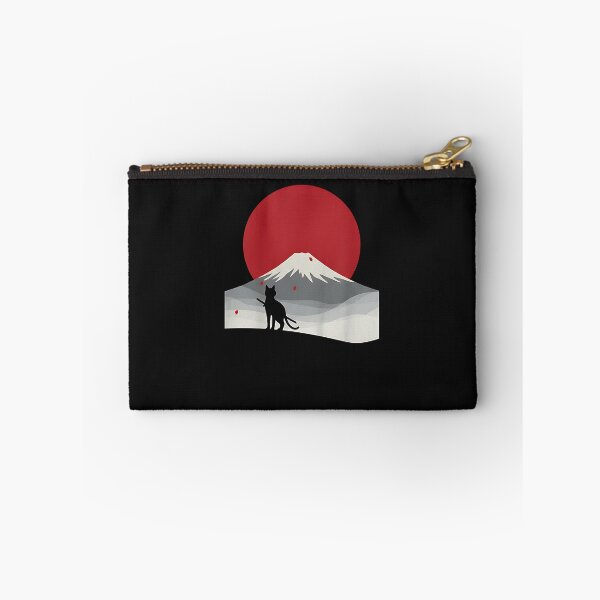 Item preview, Silent Ronin Cat – Crimson Moon designed and sold by yaginoie.