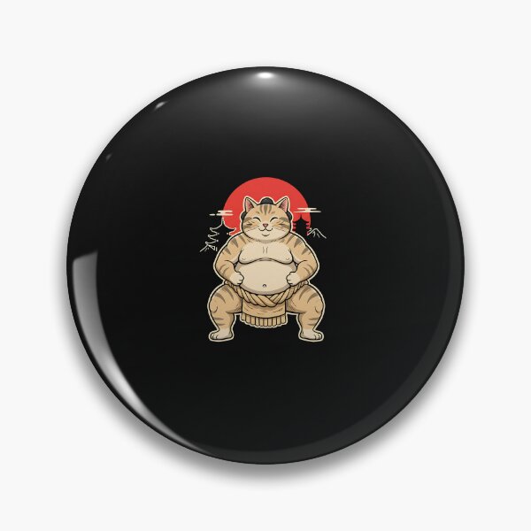 Item preview, Strong Sumo Cat – Cute Japanese Meme designed and sold by yaginoie.