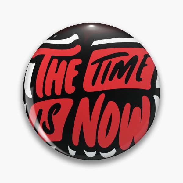 Item preview, The Time Is Now – Motivational Typography Design designed and sold by Design5pro.