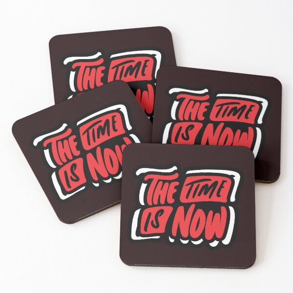 Item preview, The Time Is Now – Motivational Typography Design designed and sold by Design5pro.